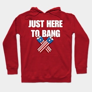 Just here to bang Hoodie